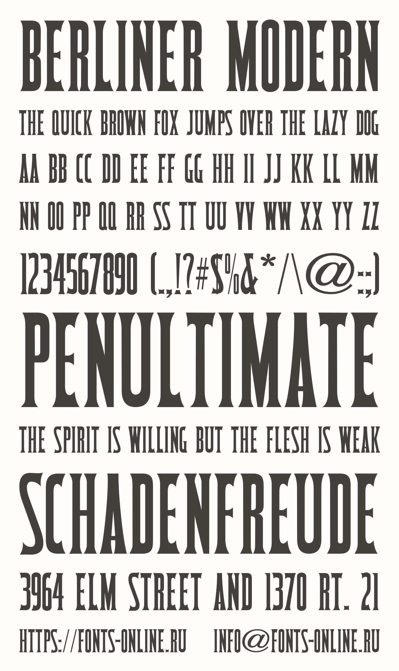 Berliner Modern Free Font Download
